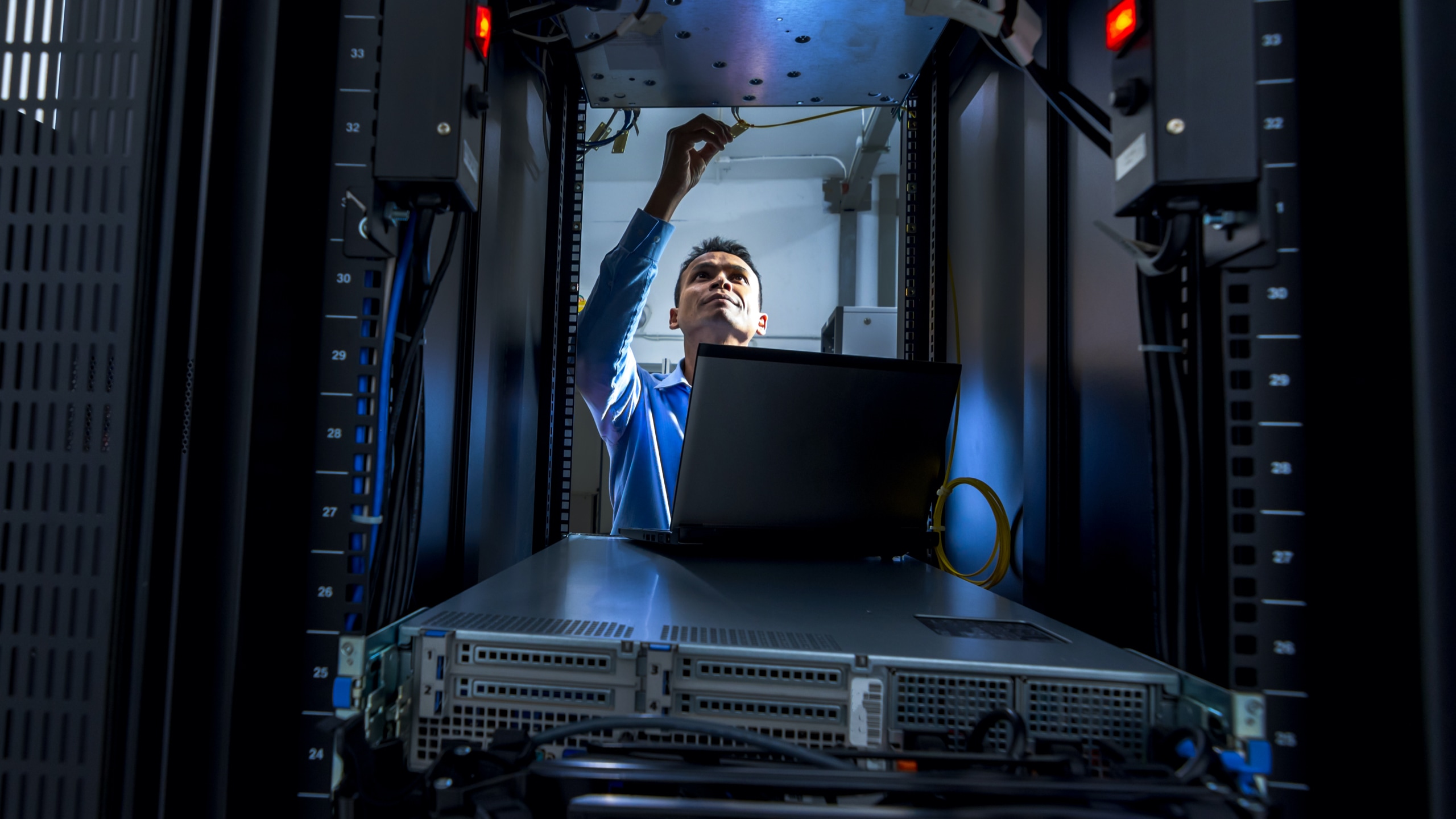 Impli-cit working in server room